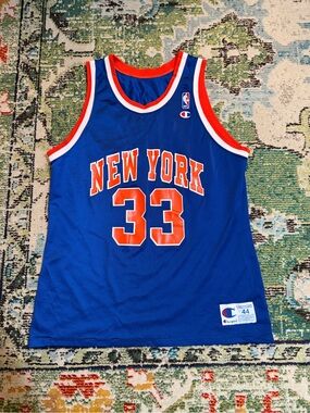 Patrick Ewing New York Knicks champion jersey size 44